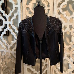 cache brand jacket black, Sz 4